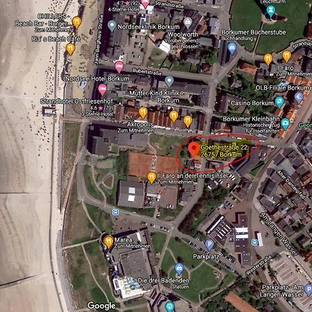 Haus Kleeblatt Lägenhet Borkum Exteriör bild