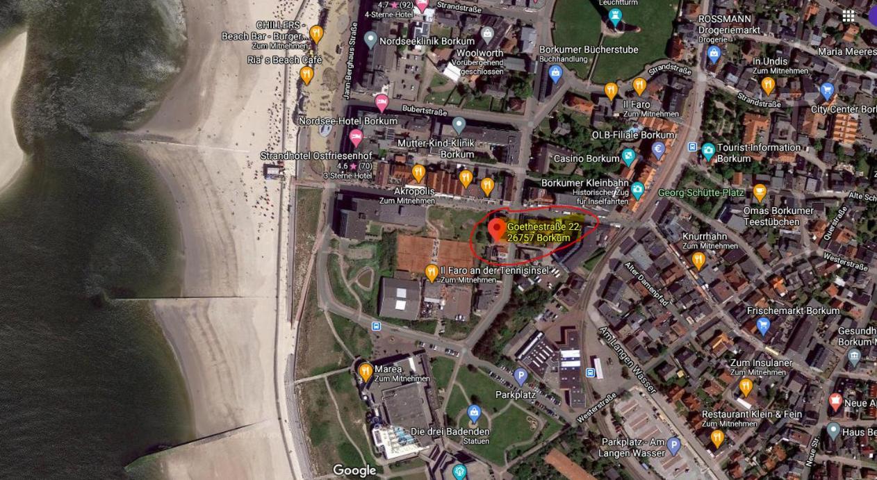 Haus Kleeblatt Lägenhet Borkum Exteriör bild
